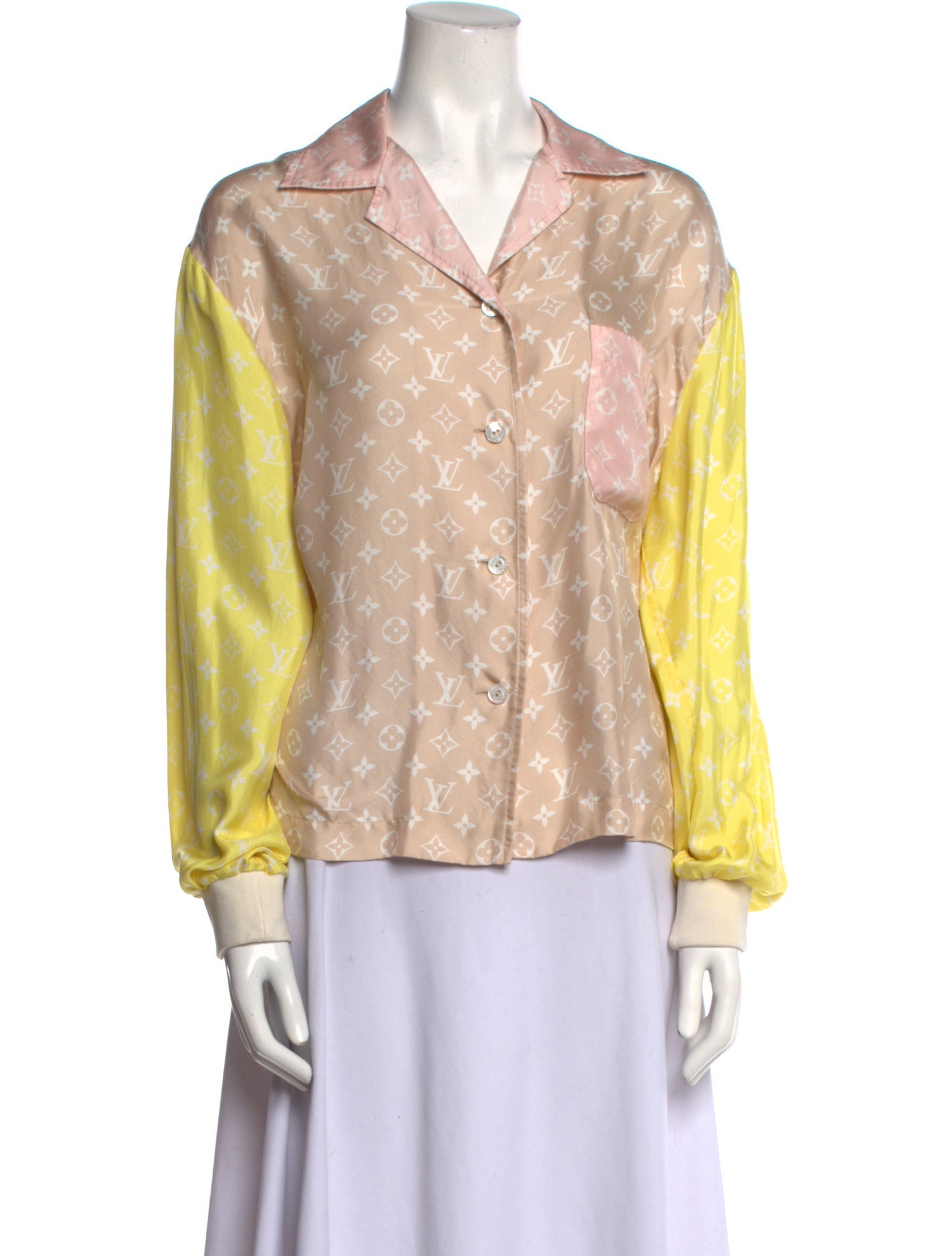 Louis Vuitton 2022 Silk Button-Up Top