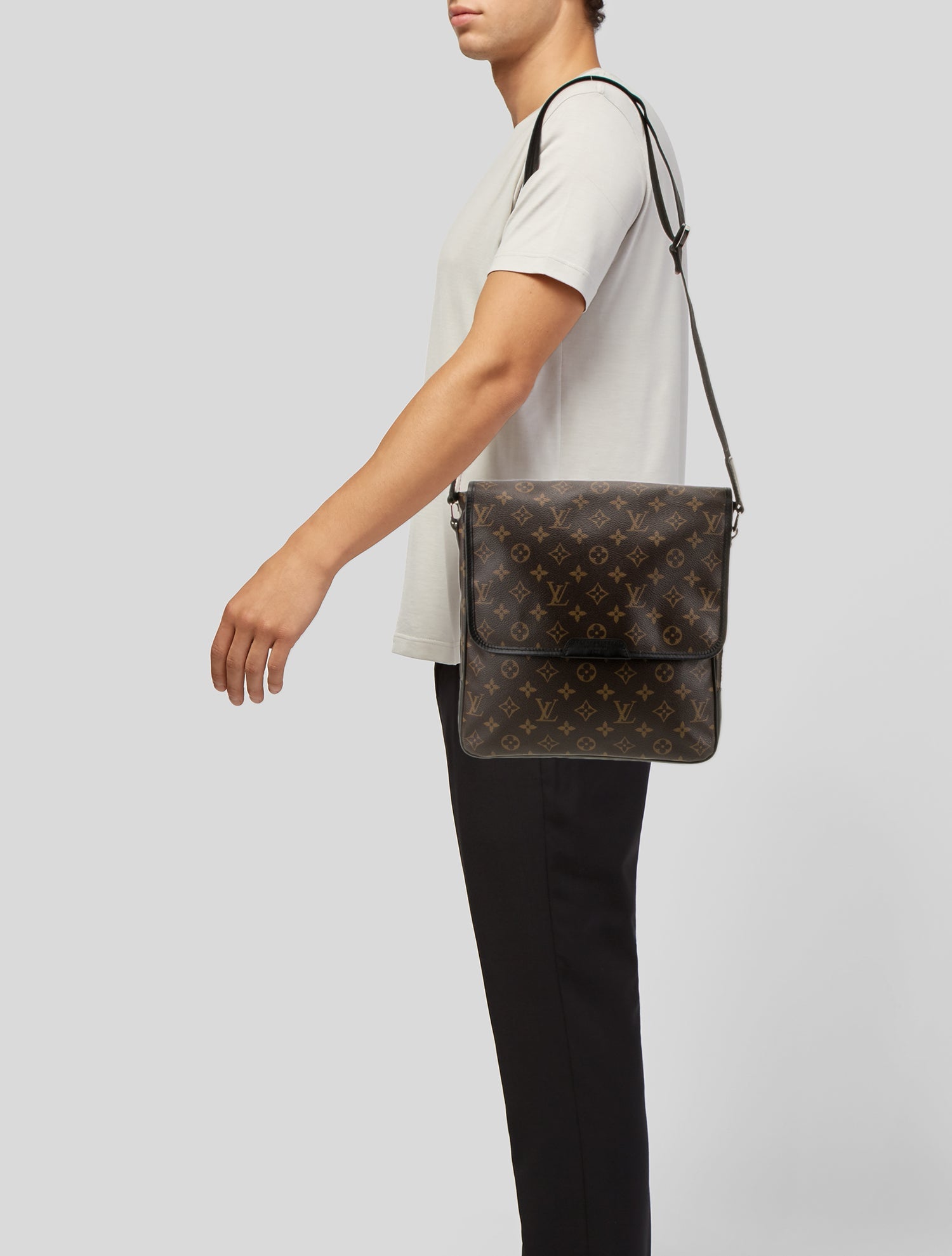 Louis Vuitton LV Monogram Macassar Bass MM