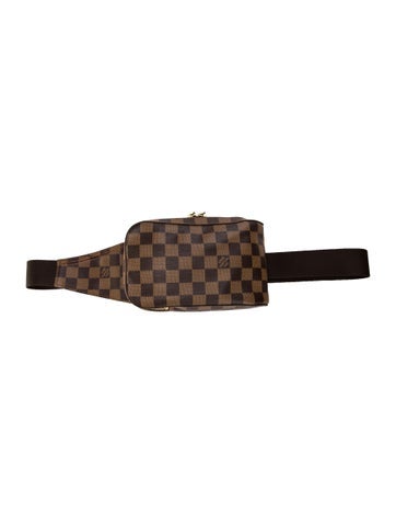 Louis Vuitton Crossbody Bags Damier Ebene Belt Bag Vintage