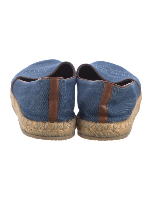Louis Vuitton Denim Leather Trim Embellishment Espadrilles