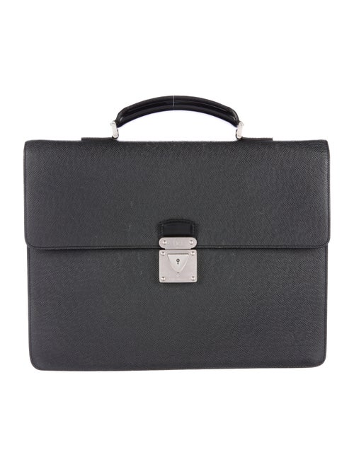 Louis Vuitton Taiga Laguito Briefcase black