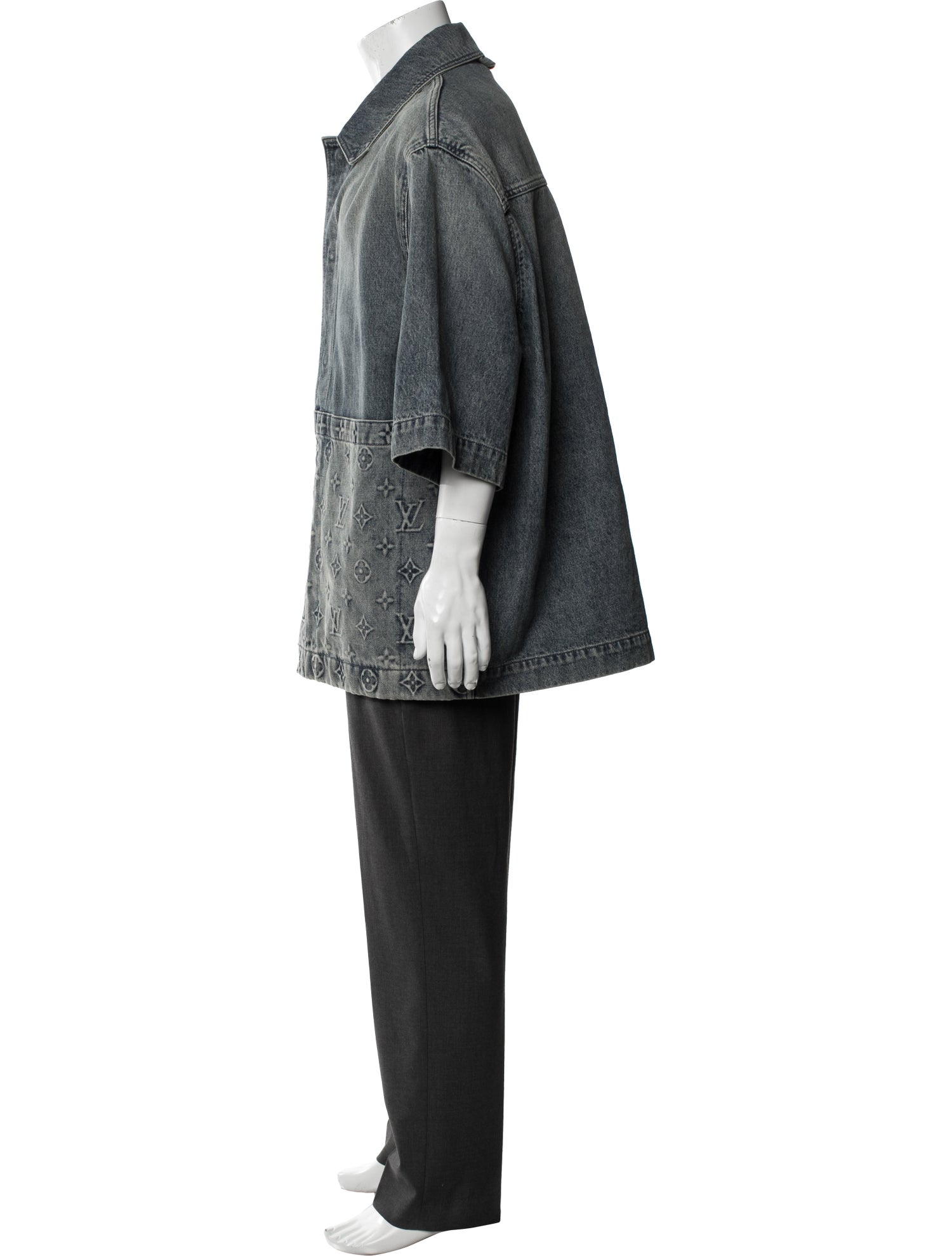 Louis Vuitton 2023 LV Monogram Denim Shirt