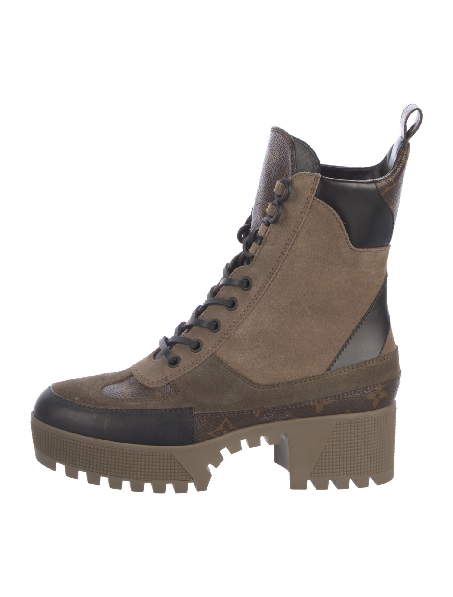 Louis Vuitton LV Monogram Combat Boots