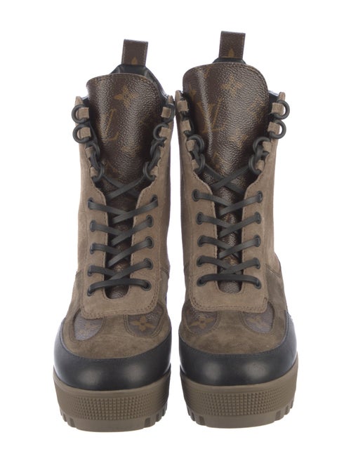 Louis Vuitton LV Monogram Combat Boots