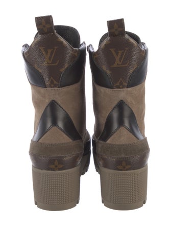 Louis Vuitton LV Monogram Combat Boots