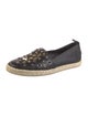 Louis Vuitton Leather Studded Accents Espadrilles