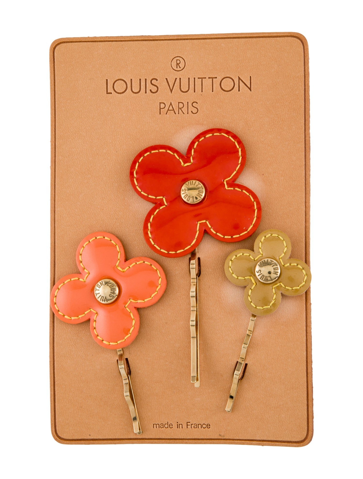 Louis Vuitton Vintage Vernis Hairpins