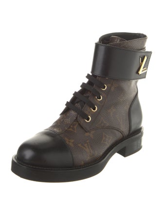 Louis Vuitton Printed Combat Boots