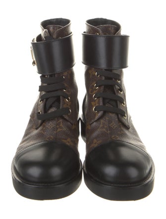 Louis Vuitton Printed Combat Boots