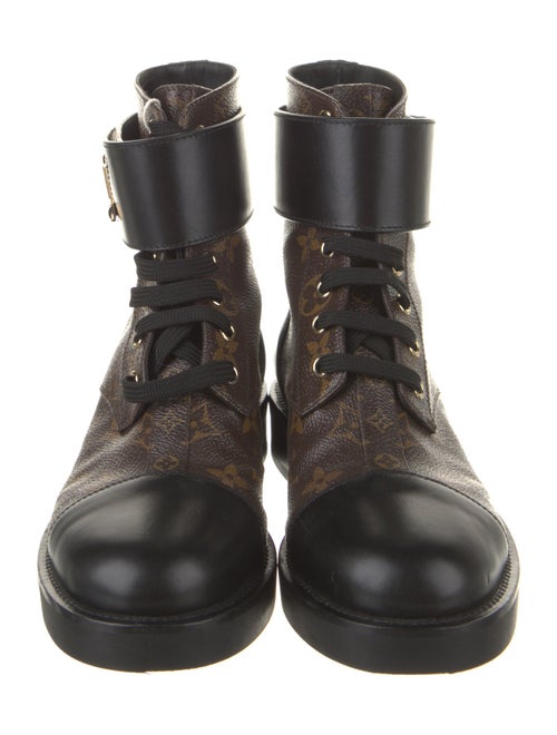 Louis Vuitton Printed Combat Boots