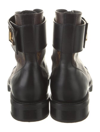 Louis Vuitton Printed Combat Boots
