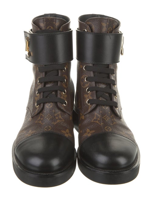 Louis Vuitton Printed Combat Boots