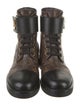 Louis Vuitton Printed Combat Boots