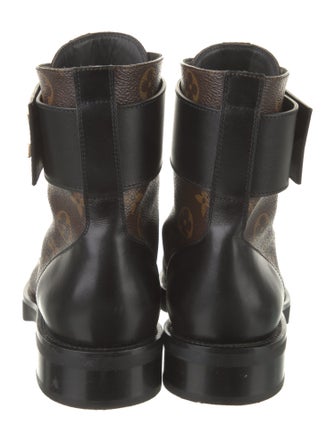 Louis Vuitton Printed Combat Boots