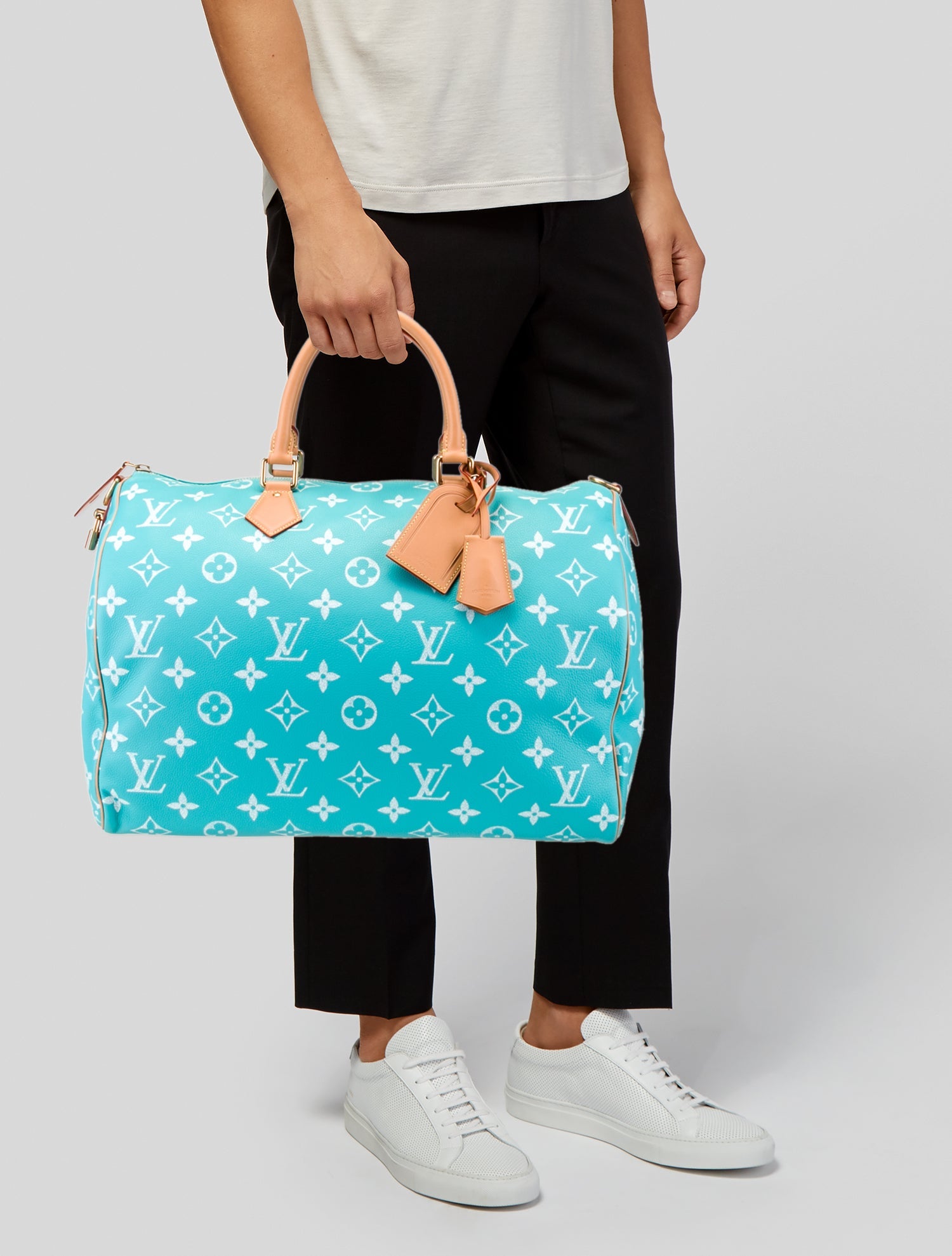 Louis Vuitton Calf Leather P9 Speedy Bandoulière 50