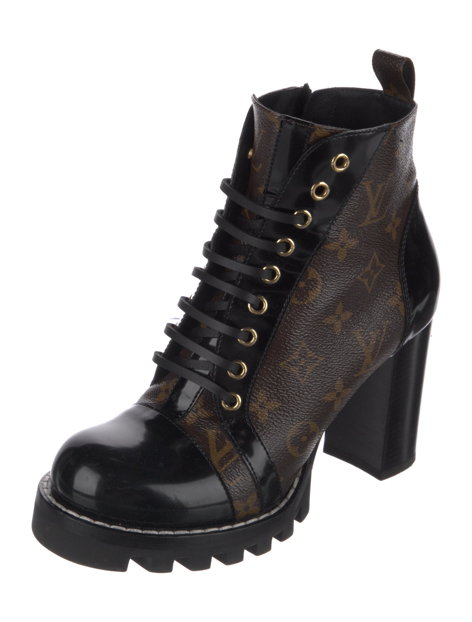 Louis Vuitton LV Monogram Combat Boots