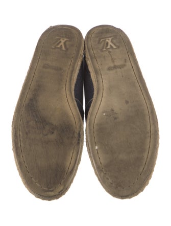 Louis Vuitton Signature Logo Denim Espadrilles