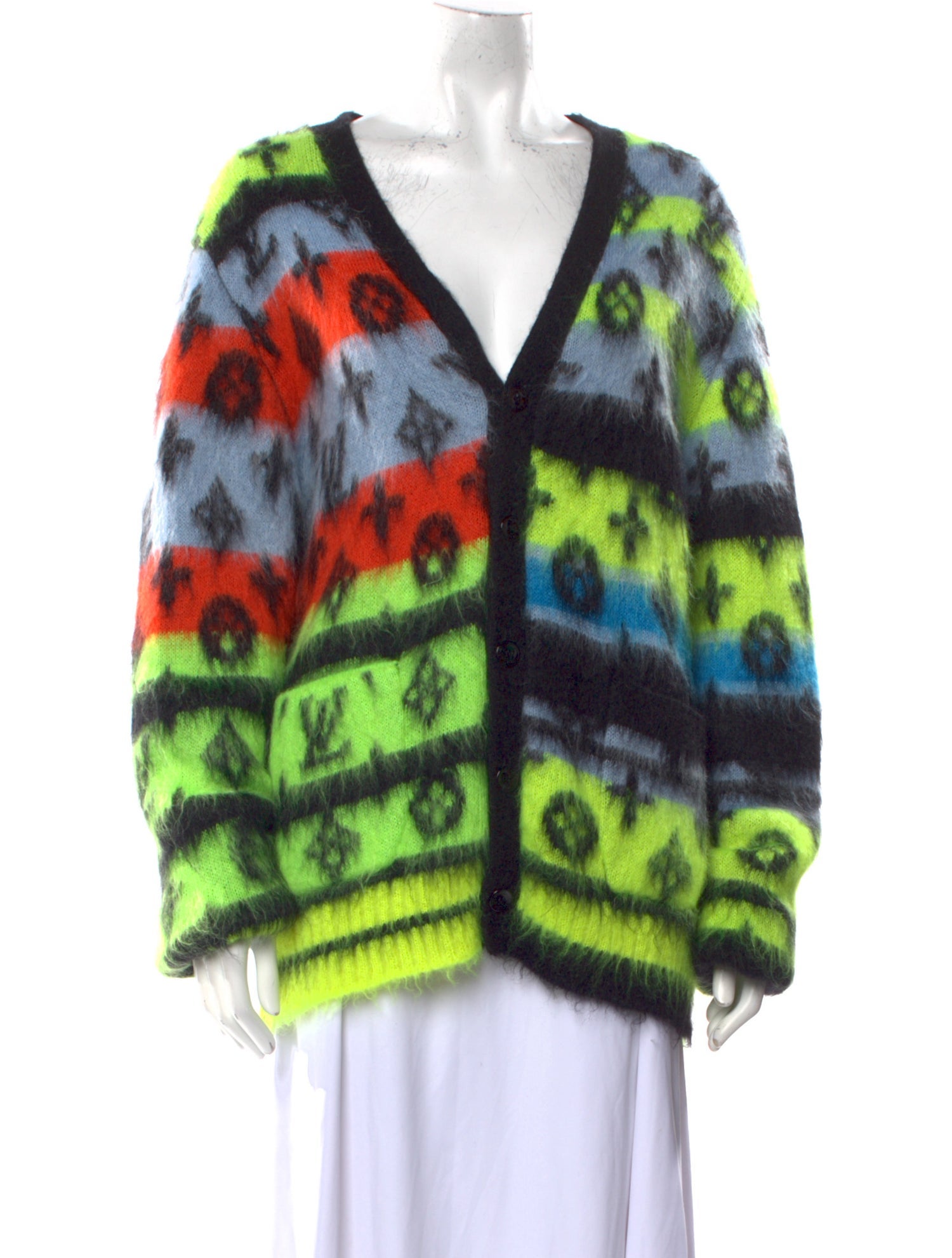Louis Vuitton 2022 Monogram Pattern Cardigan