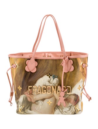 Louis Vuitton Coated Canvas Neverfull w/Pouch MM