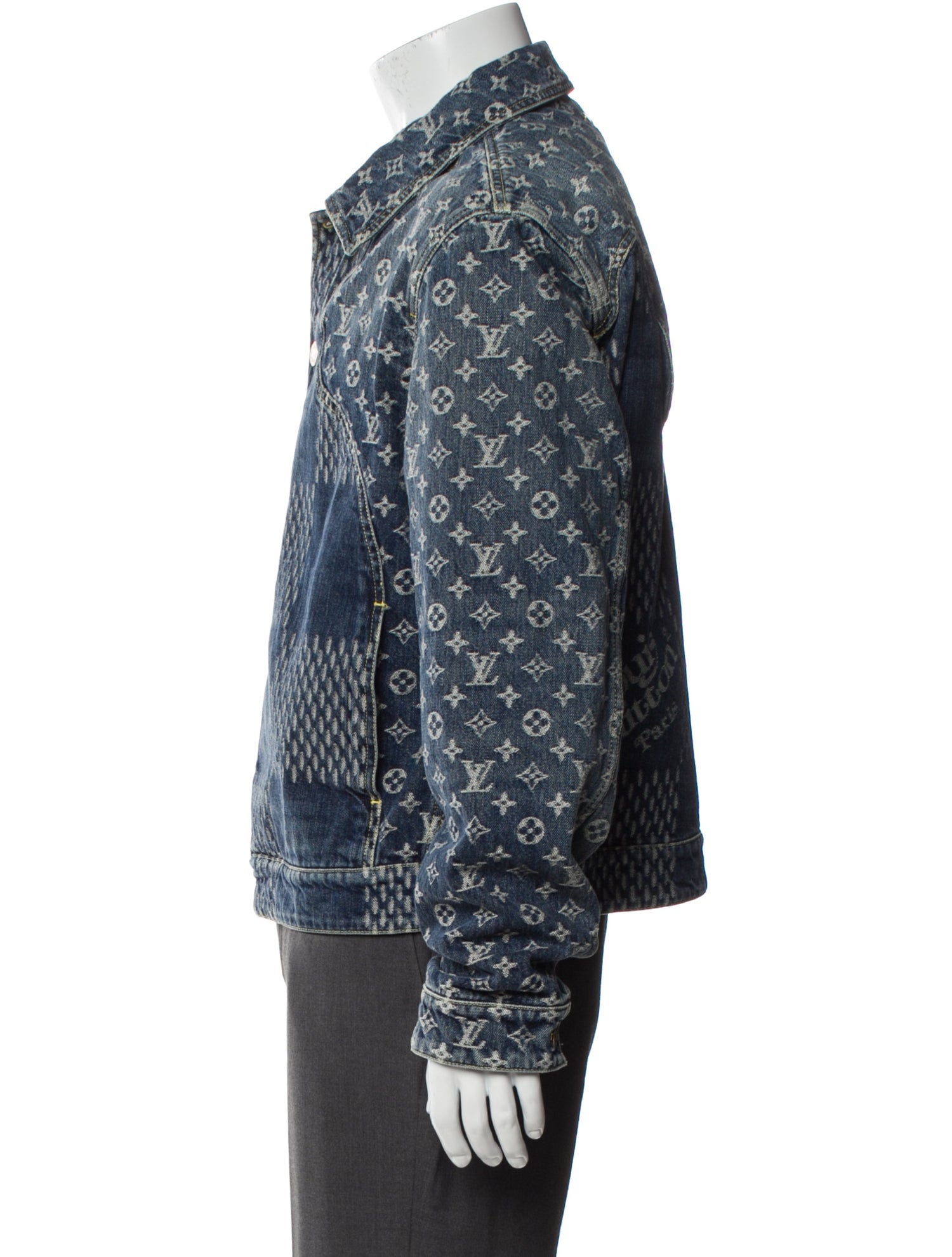 Louis Vuitton x Nigo 2020 LV Monogram Denim Jacket