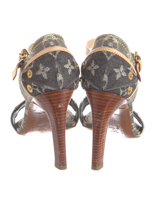 Louis Vuitton Denim Printed Sandals