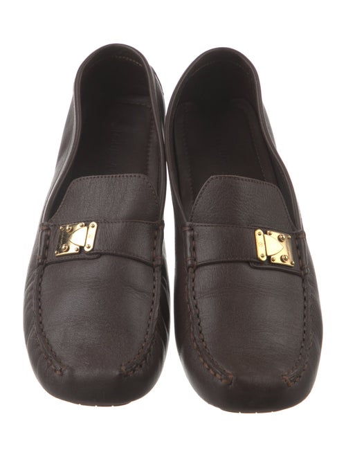 Louis Vuitton LV Monogram Leather Loafers