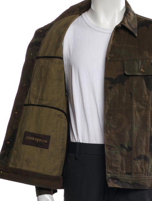 Louis Vuitton x Supreme 2017 LV Monogram Trucker Jacket