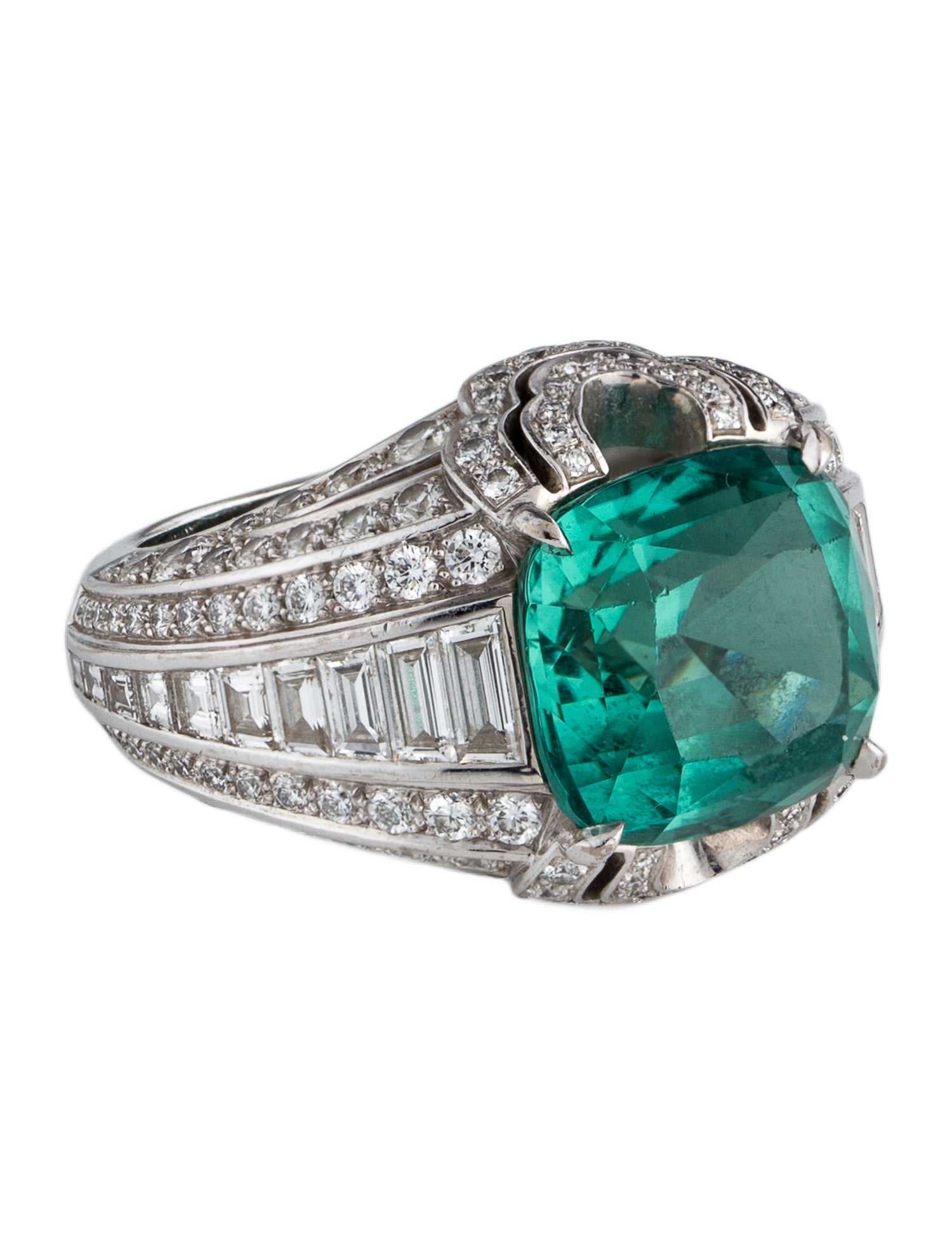 Louis Vuitton 18K 9.78ct Tourmaline & Diamond Conquêtes Cocktail Ring