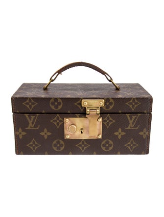 Louis Vuitton Monogram Boite A Tour Jewelry Box