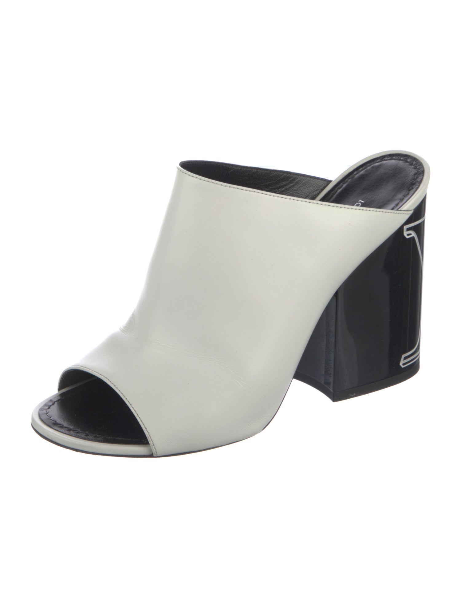 Louis Vuitton Leather Slides