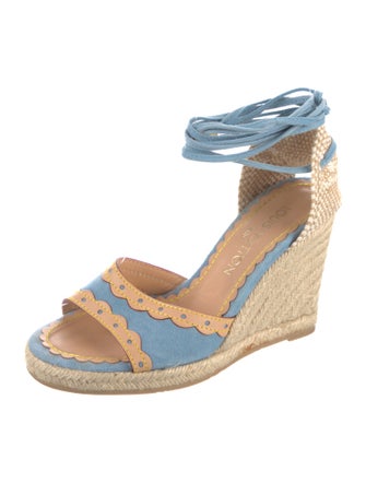 Louis Vuitton Wedge Espadrille Sandal