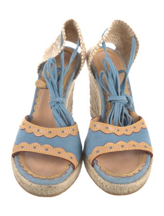 Louis Vuitton Wedge Espadrille Sandal