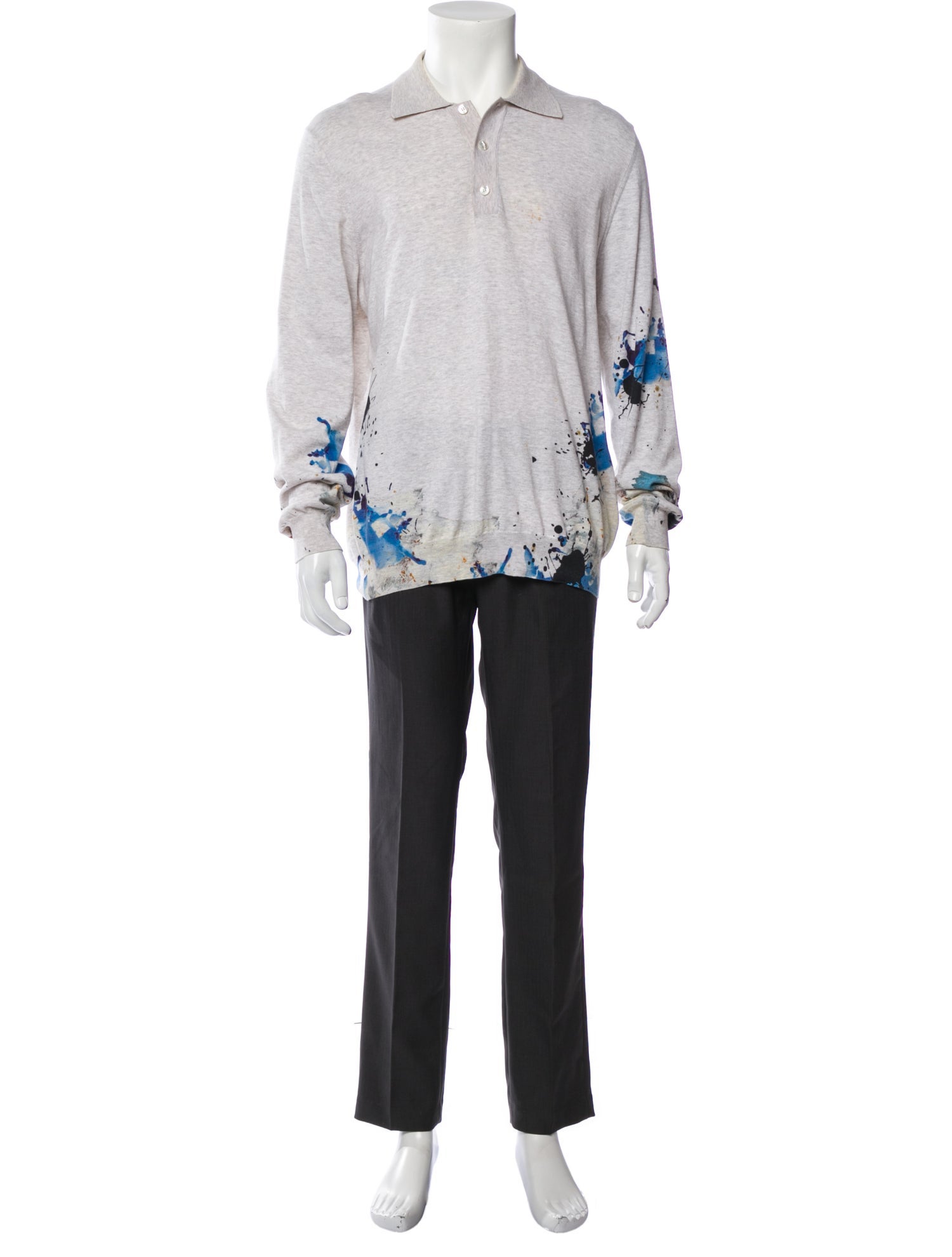 Louis Vuitton 2017 Graphic Print Polo Shirt