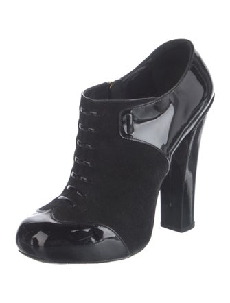 Louis Vuitton Suede Lace-Up Boots