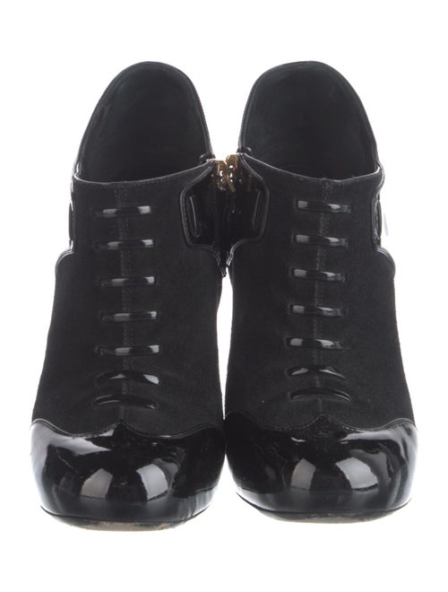 Louis Vuitton Suede Lace-Up Boots