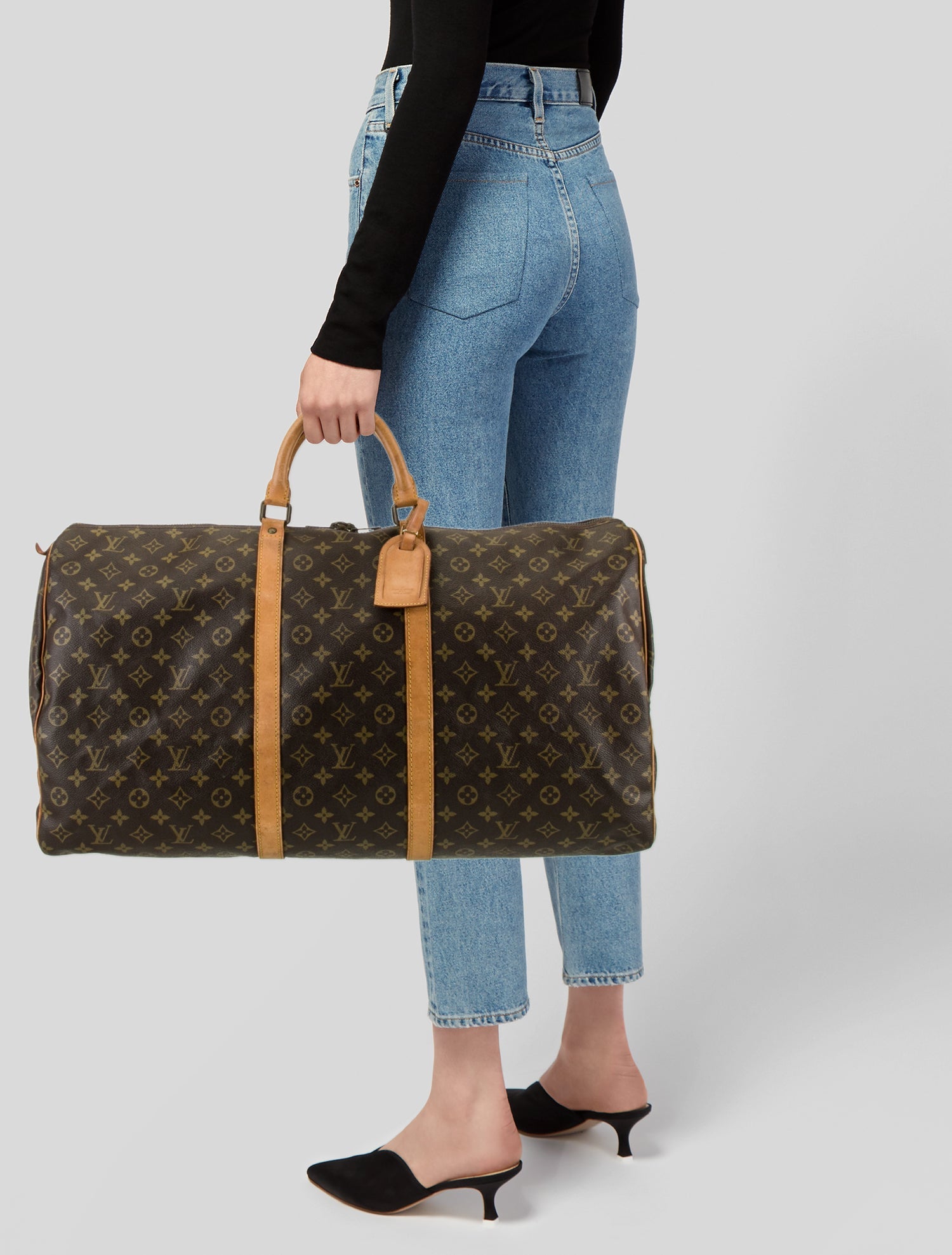 Louis Vuitton LV Monogram Keepall 60 Vintage