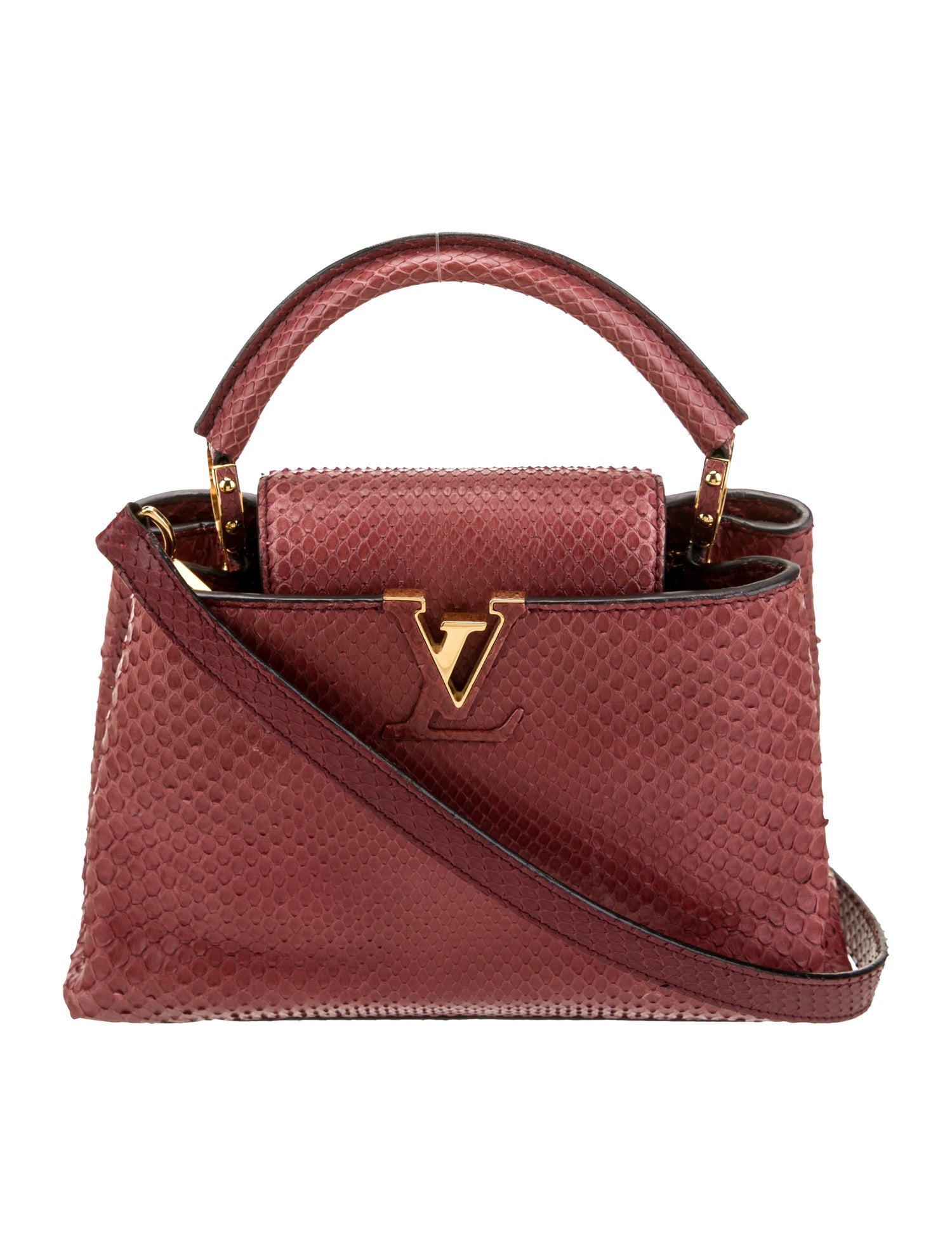 Louis Vuitton Python Capucines BB