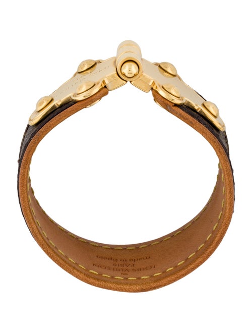 Louis Vuitton Leather Save It Bracelet
