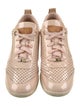 Louis Vuitton Patent Leather Lasercut Accents Sneakers