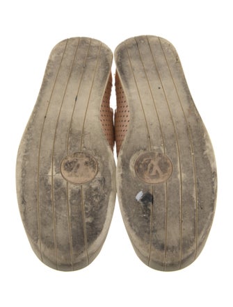 Louis Vuitton Patent Leather Lasercut Accents Sneakers