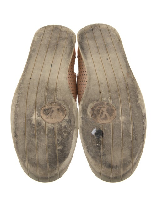 Louis Vuitton Patent Leather Lasercut Accents Sneakers