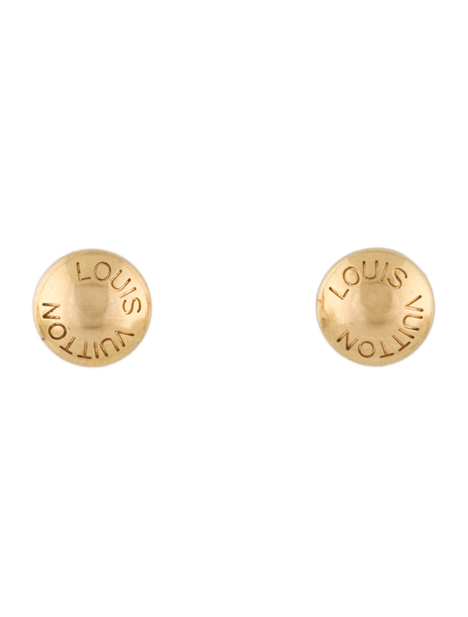 Louis Vuitton 18K Clous Stud Earrings