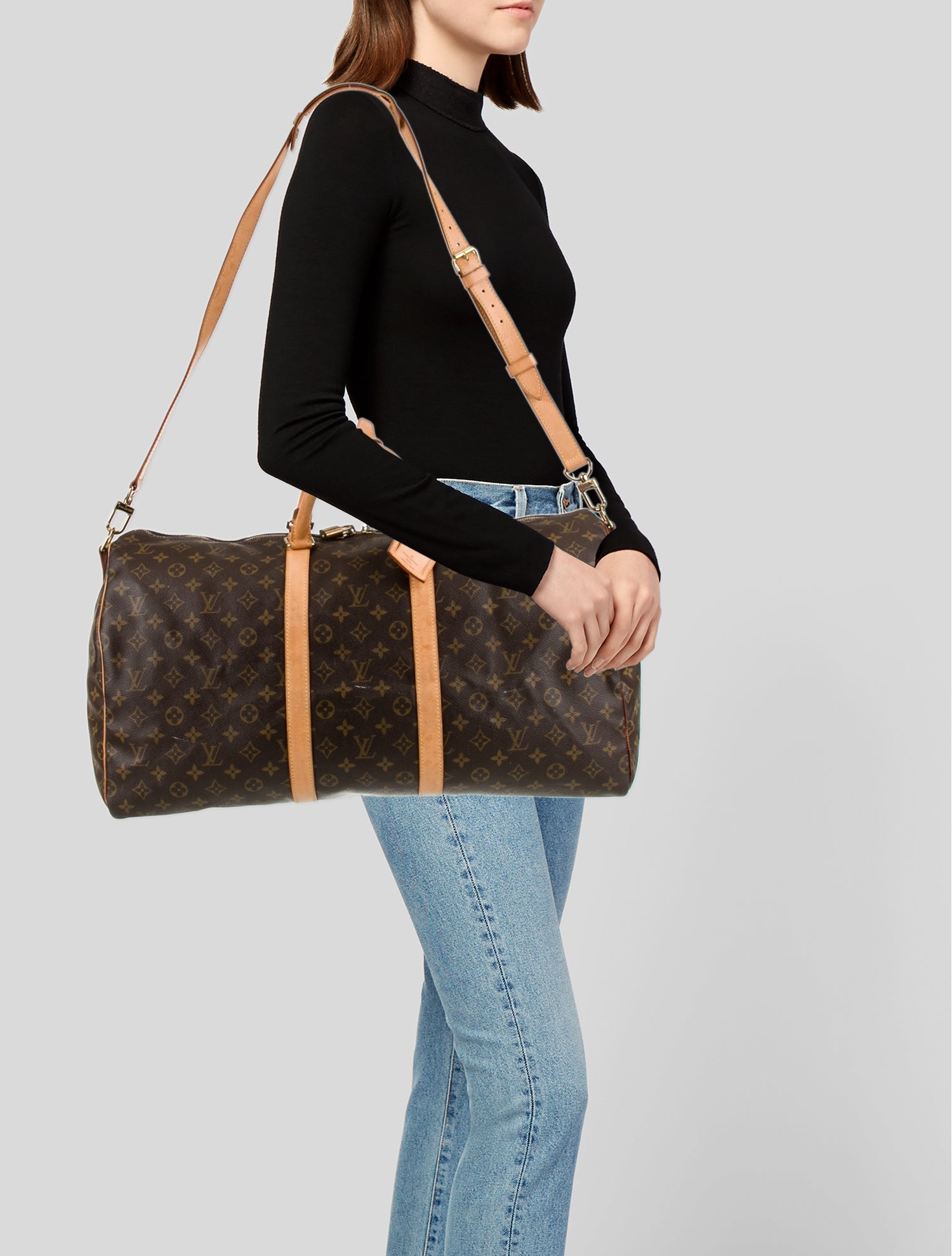 Louis Vuitton LV Monogram Keepall Bandouliere 50