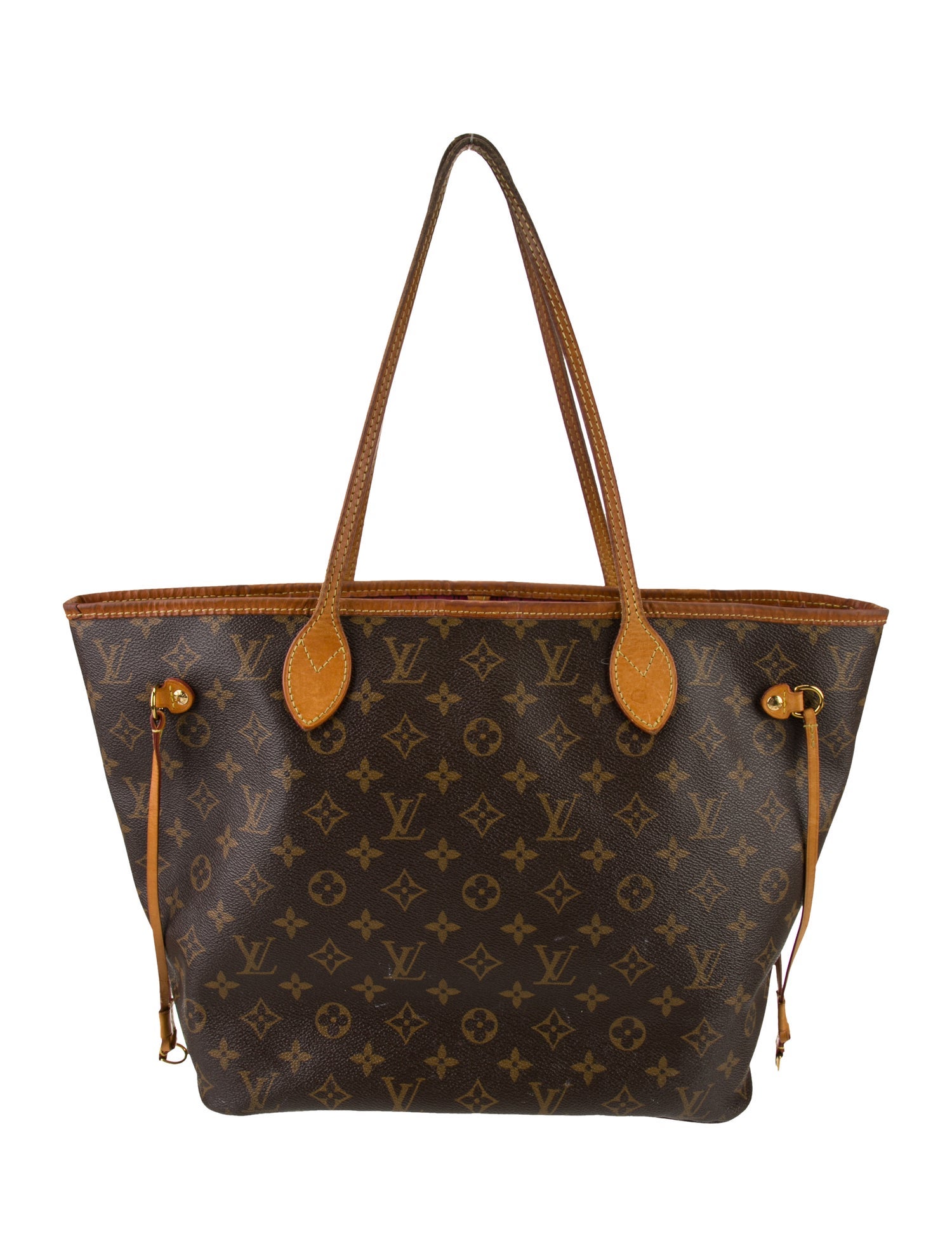 Louis Vuitton LV Monogram Neverfull w/Pouch MM