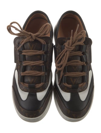 Louis Vuitton Monogram Pattern Leather Sneakers