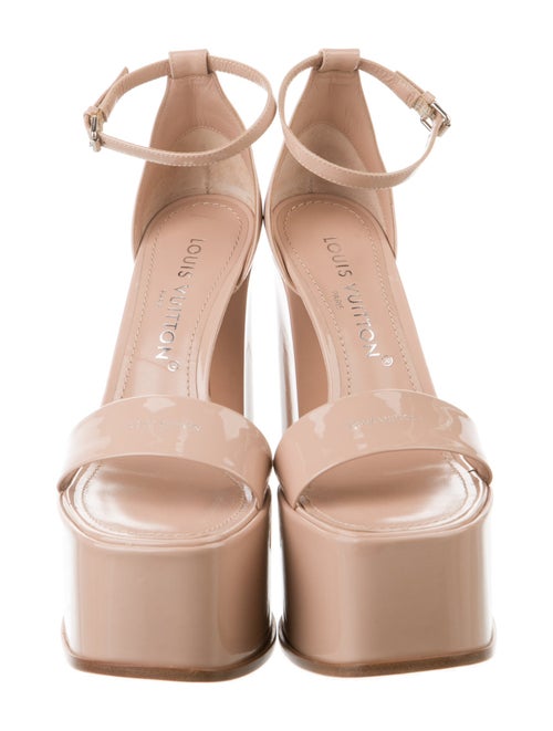 Louis Vuitton Patent Leather Sandals w/ Tags