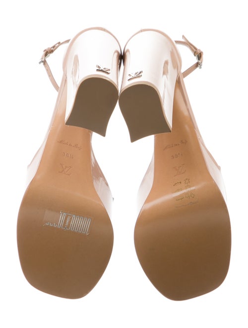 Louis Vuitton Patent Leather Sandals w/ Tags