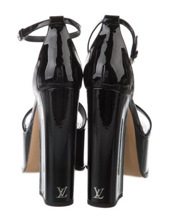 Louis Vuitton Patent Leather Sandals