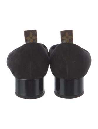 Louis Vuitton LV Monogram Suede Pumps