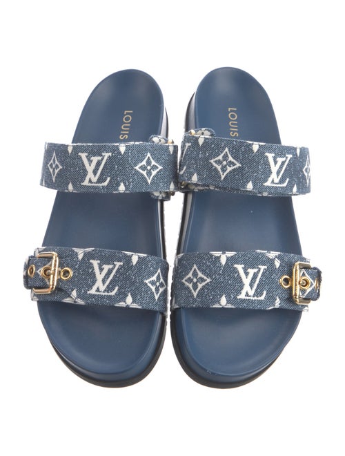 Louis Vuitton Canvas Printed Slides